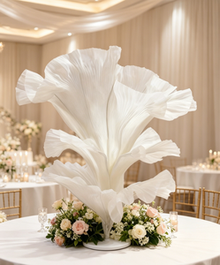 Flor Grande de Organza, Flor Grande de Seda Hecha a Mano, Instalación Artística, Decoración Floral, Accesorios para Decoración de Escenarios de Boda - Product Image 1