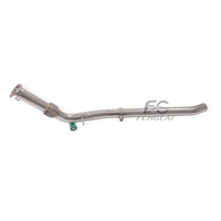 Pipa Depan Langsung Baja Tahan Karat T304 untuk Porsche Cayenne E3 3.0T 1:1 OEM Match Performance Exhaust System Peningkatan Mobil Balap