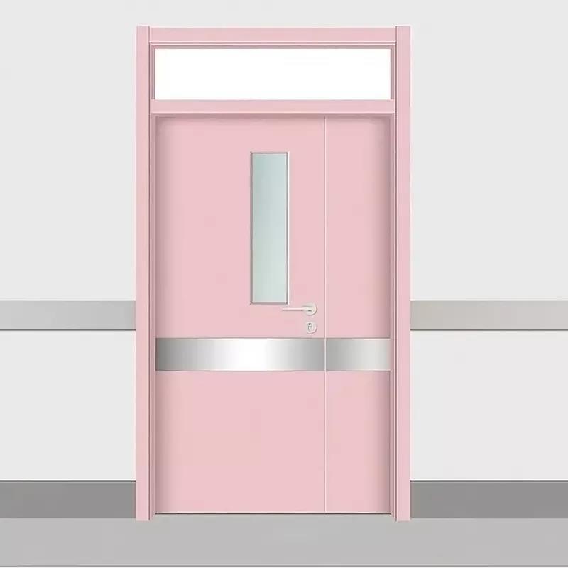 Steel Hospital Door Translational Operating Room Door Antibacterial Barrier-free Medical Door