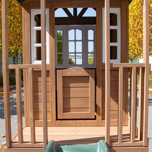 Outdoor Jungle Gym Wooden Climbing Frame Backyard Small <b>Slide</b> <b>and</b> <b>Swing</b> Playground <b>Set</b> Playground <b>Swing</b> <b>Set</b> Kit with <b>Swing</b> Seat - Product Image 3