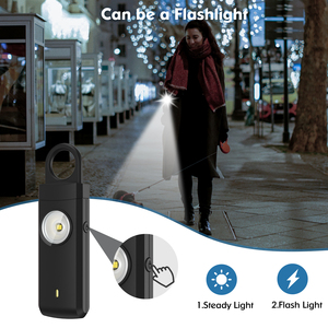 130dB allarme di sicurezza personale per le donne-catena di sicurezza ricaricabile per Jogging, viaggi e <span class=keywords><strong>protezione</strong></span> di autodifesa di emergenza - Product Image 4