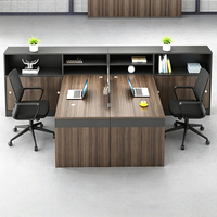 Conjunto de Sillas de Oficina Ecológicas y Duraderas para Empresas, Escritorios Modernos para 4/6 Personas, Fácil Montaje, Opciones Personalizables