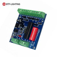 Anode commune CMOS sortie ouverte Dmx 512 décodeur de lumière LED contrôleur Dmx 8 canaux décodeur DMX DC5-24V