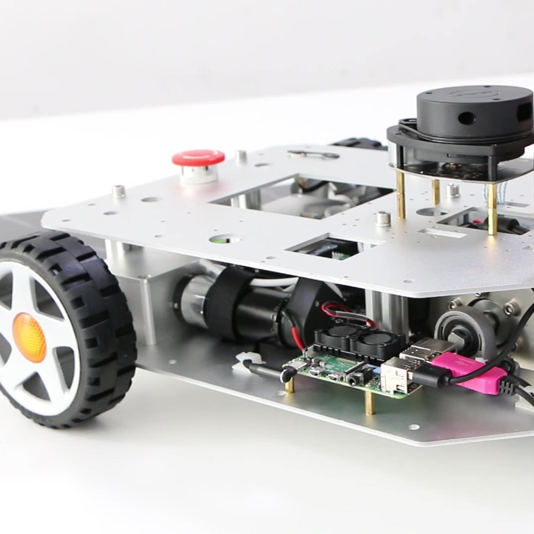 Silan A1 raspberry pie навигация Slam ROS lidar, двухколесный дифференциальный робот-шасси