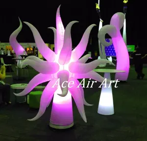 Colorful Led Lighting tentcle Inflatable actinia / Inflatable Sea Anemones for Party Events and Show