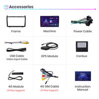 Autoradio Android Junsun avec CarPlay pour Mercedes Benz Classe B W169 W245, unité centrale multimédia de navigation Android pour voiture