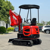 Livraison Gratuite - Mini-Excavatrice Compacte de 1,8 Tonne, Conforme EPA, Micro-Pelleuse sur Chenilles, Petite Excavatrice Agricole, Prix Compétitifs
