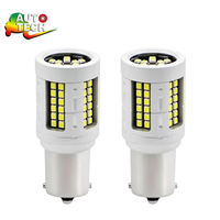Nouvelle ampoule de frein de voiture universelle à LED pour clignotant S25 BA15S BA15D BAY15D 1156 1157 Canbus, à contact simple ou double