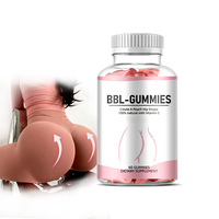 Gummies pour l'augmentation des fesses et des hanches, gummies pour l'amélioration corporelle, gummies BBL, fabrication OEM
