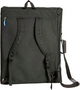 Free Sample Large Art Bag With Backpack Straps T-<b>Square</b> Sleeve Brush Holder Tube Holder and <b>Foam</b> Handle Art Backpack - Product Image 3