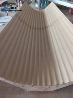 Panneau mural décoratif en bois flexible et pliable 3D MDF