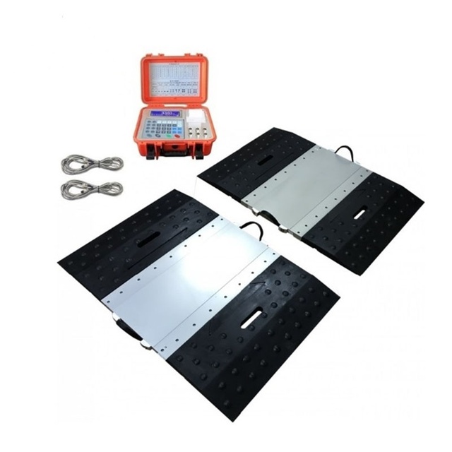 Dynamic Static Axle Load Wireless Portable Truck Axle Scale OEM/ODM 10kg Accuracy 10t-60t Range for Efficient Measurement