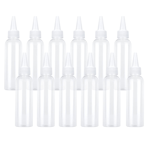 Custom Size Color 5-250ML <b>Plastic</b> Hair Oil Squeeze Applicator Bottle With Twist-open Dispensing <b>Cap</b> - Product Image 1