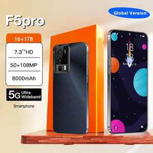 Điện thoại di động giá thấp F5 Pro 16GB + 1TB chơi game điện thoại thông minh Deca core CPU mở khóa màn hình 7.2 inch điện thoại thông minh - Product Image 3