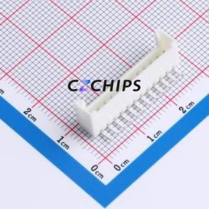 ZX-HY2.0-12PWZ Wire-to-Board Pin Header Bent Lead Through Hole,P=2mm Connector 1x12P 2mm Right Angle Insert HY - Product Image 1