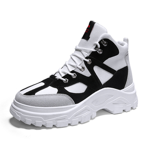 <span class=keywords><strong>Couple</strong></span> <span class=keywords><strong>de</strong></span> bottes pour hommes automne britannique vent haute <span class=keywords><strong>aide</strong></span> chaussures outillage bottes du désert dans les bottes des femme - Product Image 2