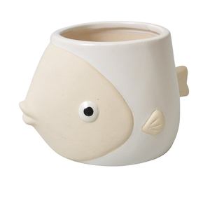 Home and Garden Decoration Accessory Planters and <strong>Pot</strong> Lovely Kissing <strong>Fish</strong> Ceramic Flower <strong>Pots</strong> - Product Image 5