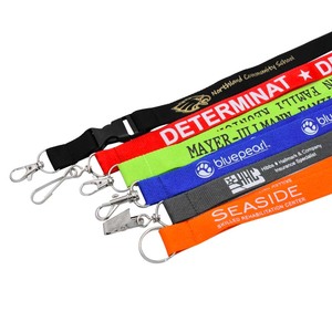 Chất lượng cao Lanyard với an toàn Breakaway tùy chỉnh móc chìa khóa dây polyester Lanyard - Product Image 4