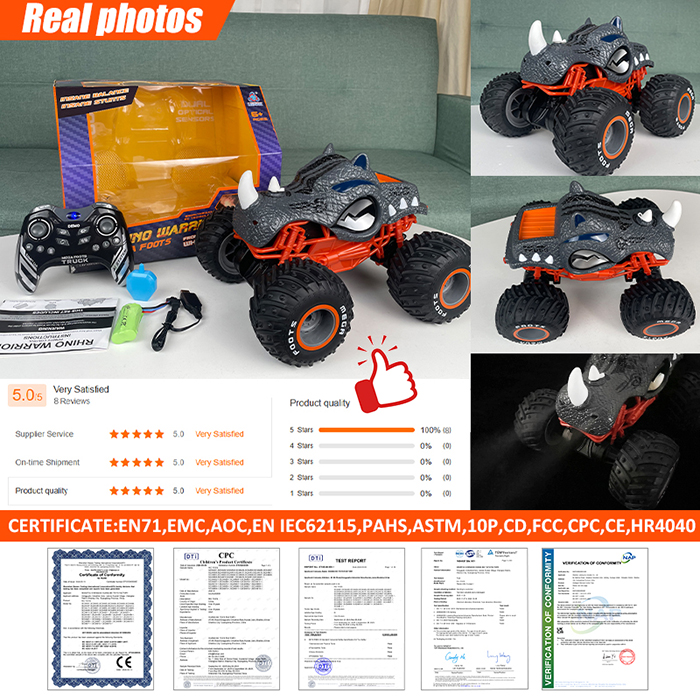 2.4G Remote Control Rhinoceros Stunt Car - Fun & Thrill