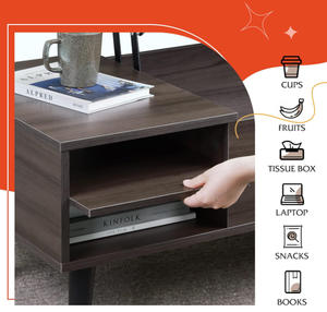 <span class=keywords><strong>Mesa</strong></span> de centro estilo bohemio con cajones y tablero de MDF/OSB, venta directa de fábrica, <span class=keywords><strong>mesa</strong></span> de centro, muebles para sala de estar. - Product Image 6