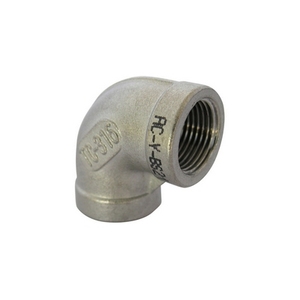 Coude en acier inoxydable FF 90 de 3/4 pouces, raccord de tuyauterie de haute qualité pour tuyaux en acier inoxydable - Product Image 1