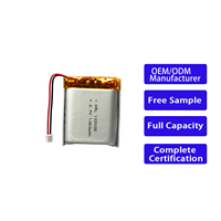 Baterai LiPo 3.7v Pabrik Asli 103035 1050mAh Baterai Ion Litium Kantung untuk Perangkat Pemantauan Kendaraan
