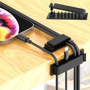 طقم إدارة سلك منظم كابل الأكمام سستة حبل مشابك أصحاب كليب المسامير الربط يتصاعد - Product Image 3