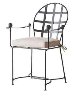 Banc d'extérieur empilable en fer avec accoudoirs – Confort et durabilité pour mobilier de jardin, idéal pour hôtels, cours, complexes hôteliers, patios et balcons - Product Image 1