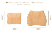 Ensemble de coussins de siège de luxe pour van d'affaires avec logo personnalisé OEM, soutien lombaire, ventilation, mousse à mémoire de forme, couleur et taille personnalisables