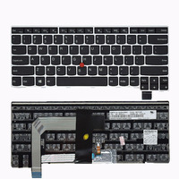 Keyboard untuk Lenovo T460S T470S T460 T470P T480 BARU S2 Keyboard Laptop Keyboard Notebook dengan Lampu Latar untuk Laptop Lenovo