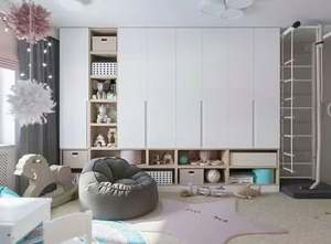 Armario de Dormitorio Principal Colorido de Diseño Personalizado de Alta Gama y Estilo Minimalista Contemporáneo para Niños - Product Image 4