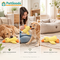 Jouet pour chien en peluche en forme de canard, résistant aux morsures, interactif, pour l'entraînement et l'enrichissement, avec son, pour chiens de petite et moyenne taille, vente en gros