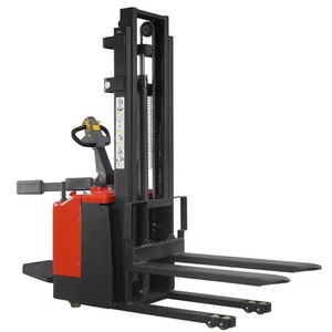 Carretilla elevadora eléctrica de 3,5 metros de altura, carretilla elevadora de 1 tonelada de capacidad, camiones apiladores hidráulicos, transpaleta - Product Image 2