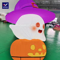 Ballons gonflables de 8 m sur le thème d'Halloween, figurines de personnages, mascottes publicitaires, modèles de mascottes, souffleur d'air pour utilisation en fête, expédition maritime