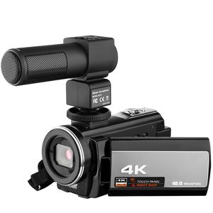 Caméra WiFi professionnelle numérique à écran tactile de 214KM, 3.0 pouces, Vision nocturne, caméscope 4K pour réunion extérieure et intérieure - Product Image 5