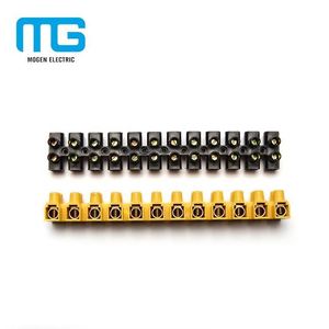16A PE Điện <span class=keywords><strong>U</strong></span> Loại Thiết Bị Đầ<span class=keywords><strong>u</strong></span> Cuối Khối Thiết Bị Đầ<span class=keywords><strong>u</strong></span> Cuối Dải Với 12 Cực, 380V - Product Image 5