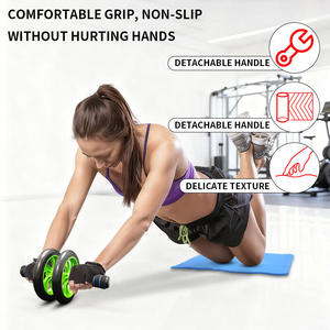 Kit de Rueda Abdominal 7 en 1 TBFIT con Barras para Flexiones, Cuerda para Saltar, Banda de Resistencia y Agarrador de Mano para Entrenamiento de Cuerpo Completo en Casa - Product Image 3