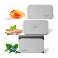 Diffuseur de parfum pour voiture en gypse blanc pur, fixation sur pare-soleil, longue durée, logo personnalisé, commande en gros, OEM ODM
