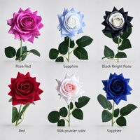 Fleurs artificielles en rose, toucher réaliste, soie réaliste, pour mariage, décoration de la maison, vente en gros