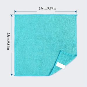Serviettes de voiture carrées en microfibre tricotée super douce à séchage rapide pour le nettoyage et le séchage - Product Image 3