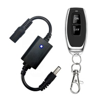 Mini relé inalámbrico de 12v, interruptor de Control remoto, CC de 3,7 V, 4,5 V, 6V, 9V, 12v, fuente de alimentación para barra de luz LED de coche, luz de ambiente