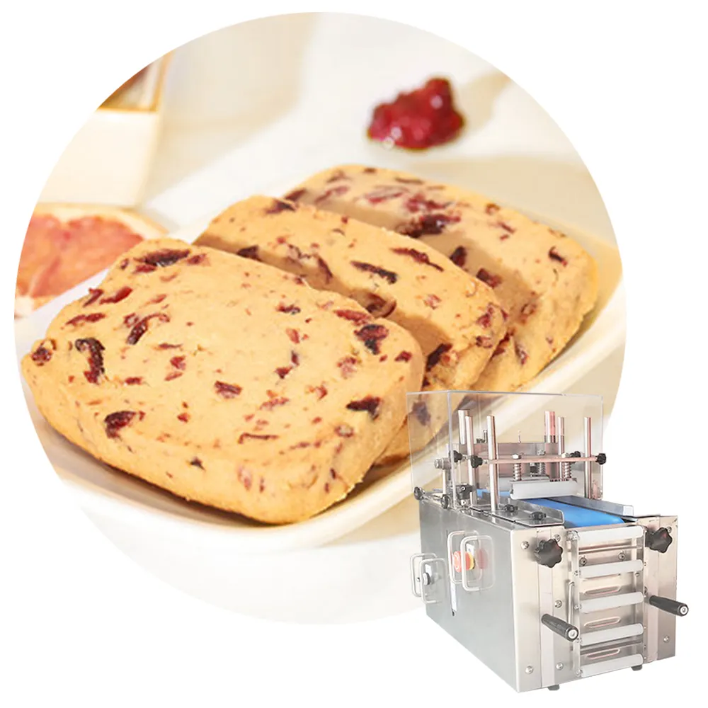 HANZUN pemotong biskuit Wafer otomatis/mesin pemotong lembaran Wafer untuk lini produksi Wafer