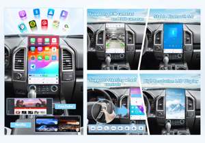 <span class=keywords><strong>Autoradio</strong></span> Android avec écran tactile de 17,2 pouces pour Ford F150 F250 F450 Raptor 2015-2020, lecteur multimédia Carplay, navigation GPS - Product Image 4