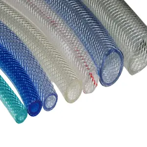 输水用透明塑料乙烯管纤维编织增强聚氯乙烯管软管