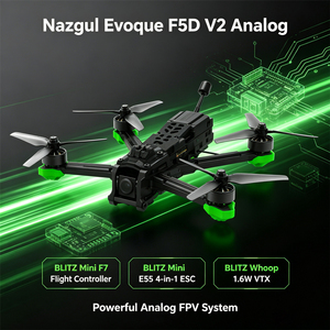 Avión FPV Analógico de 5 Pulgadas con GPS, Motor 6S 1800KV, Cámara VTX Analógica, Receptor 2.4G, Juego de Hélices y Marco - Product Image 5