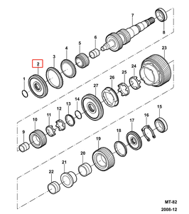 ใหม่5th และ6th Synchronizer สำหรับ Ford Transit V348 MT82 8C1R-7B280-CA การส่งของกระปุกเกียร์ - Product Image 2