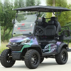 Voiturette de loisirs électrique 4 places à utilisation simple, 1+1 rangée, tout-terrain, écologique, véhicule à basse vitesse - Product Image 4