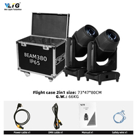 VLTG - Luz Móvil de Haz de 380 W, Resistente al Agua IP65, para Conciertos al Aire Libre, Eventos, Iluminación de Escenarios