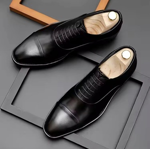 Zapatos de Negocios de Cuero Genuino para Hombre, Mocasines Cerrados, Impermeables, Antideslizantes, Ligeros, Zapatos de Oficina Evergreen al por Mayor - Product Image 3