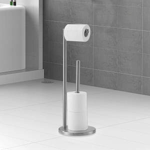 Portarotolo Elegante e Resistente per <span class=keywords><strong>Bagno</strong></span> e Cucina, Supporto per Carta Igienica a Doppio Tubo con <span class=keywords><strong>Ventosa</strong></span> in Acciaio Inox - Product Image 3